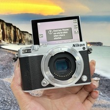 Nikon 1 J5 20.8 MP DSLR Mirrorless Digital Camera Body - Silver