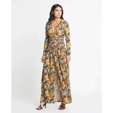 Brand New With Tags Tanya Taylor Women's Ciara Dress, Turmeric Multi Size Medium