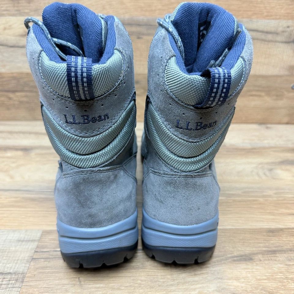 Bota LL Bean para Hombres Talla 8 Gris Vibram Trail 200 Gramos Insul Piso Exhibición Foto 4 de 4