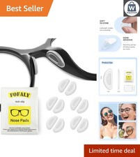 Soft Silicone Nose Pads for Glasses - Prevent Slipping with Easy Application