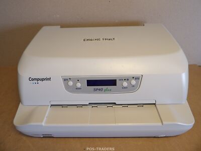 Compuprint SP40 Plus Passbook 24-Pin Impact Dot Matrix Printer - ENGINE FAULT