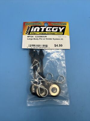 Large Body Pin w/ Holder System (4) for 1/8 Scale B8