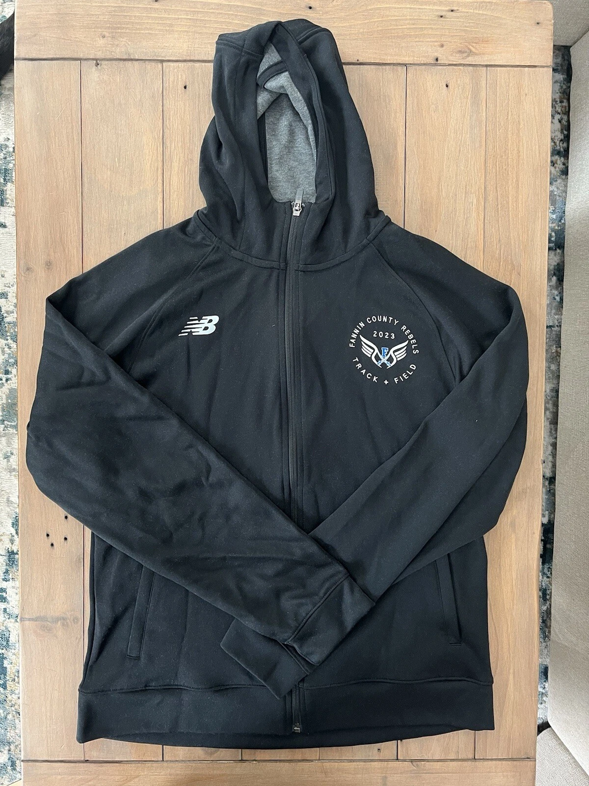 New Balance Dry Travel Hoody Mens Large Long Sleeve Black