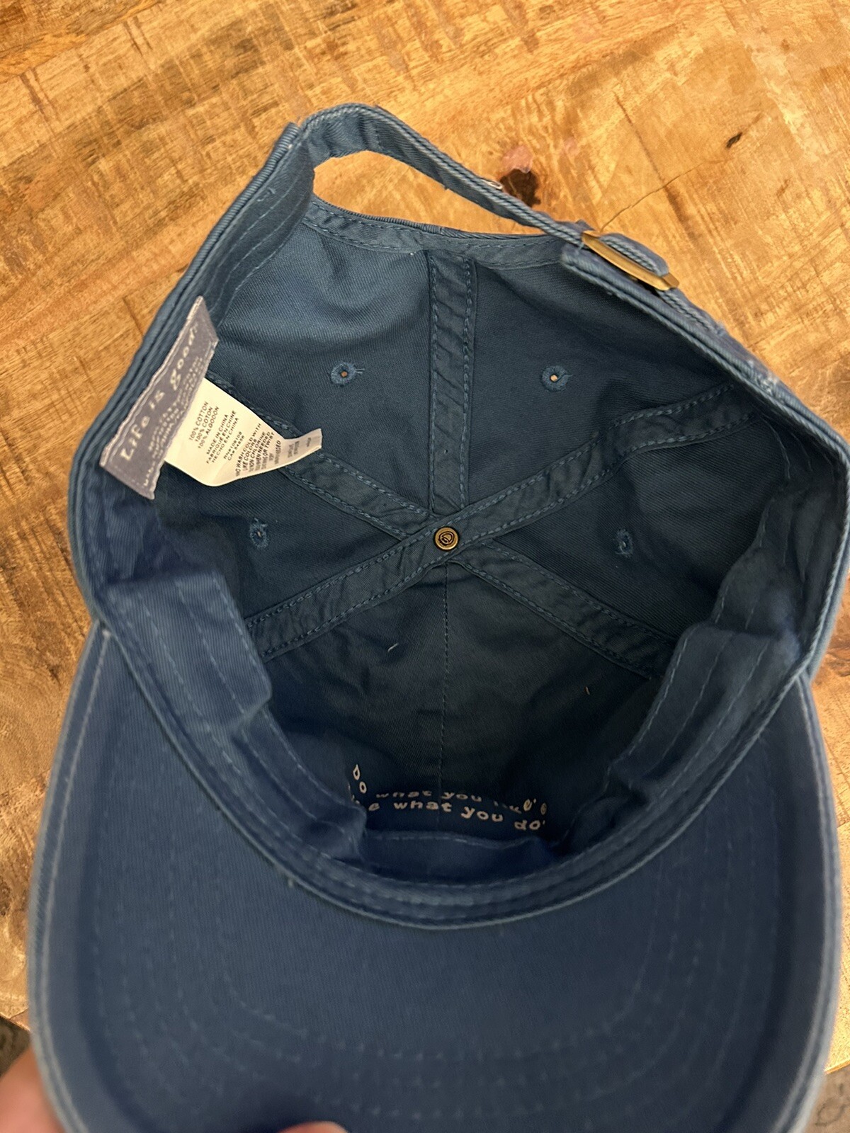 Life Is Good Hat Women's Blue “Simplify” Adjustable Hat image 5
