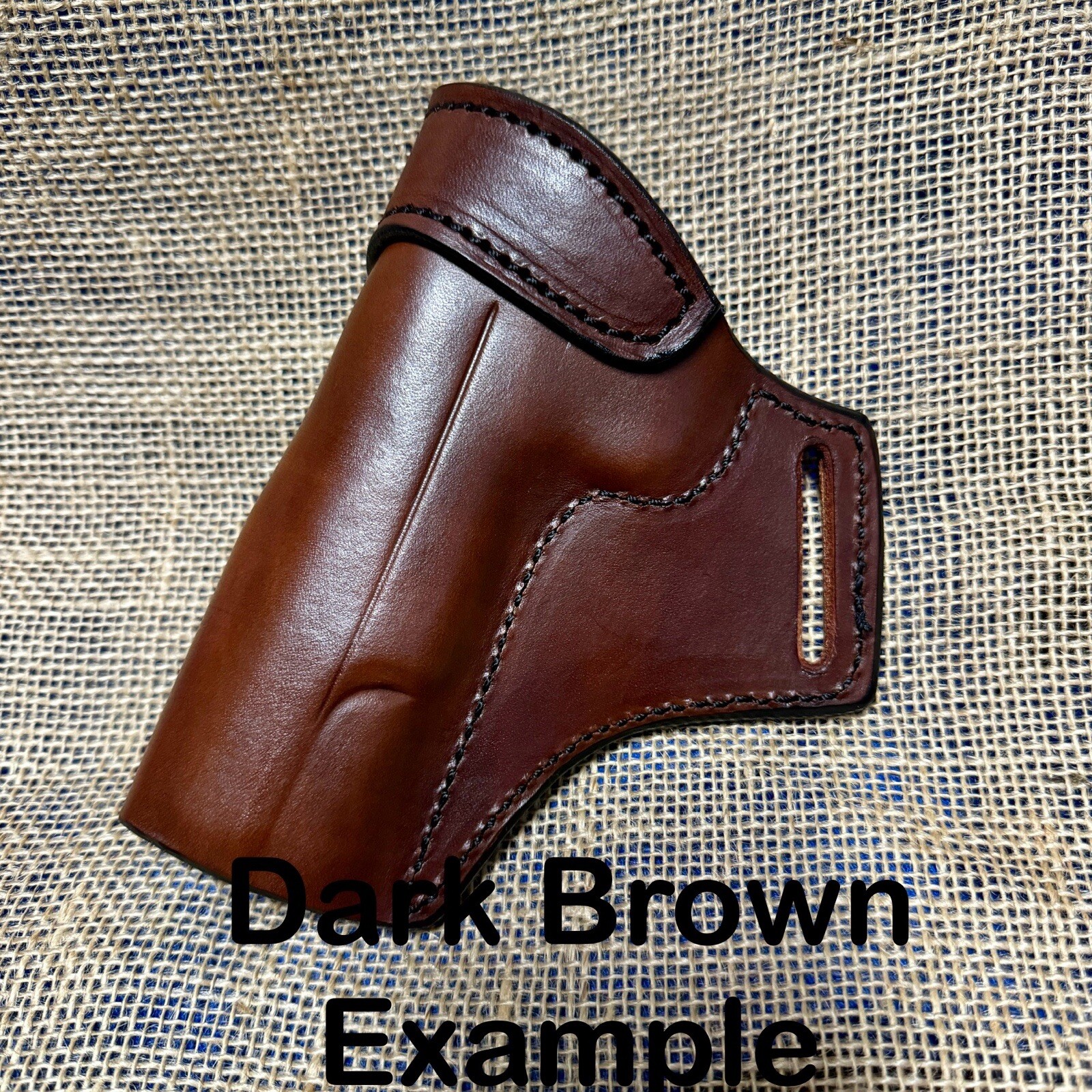 Colt Python Holster Leather Pancake (READ LEAD TIME)