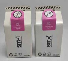 2 x 500ml SMOL WASHING UP LIQUID REFILL Carton ( Total 1 Litre ) Fast dispatch