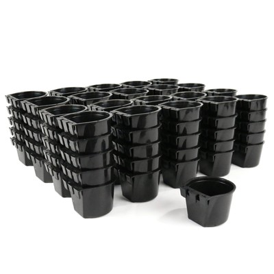 100-Pack - Black Cage Containers to Hold Nails, Nuts, Screws, Bolts in Shop