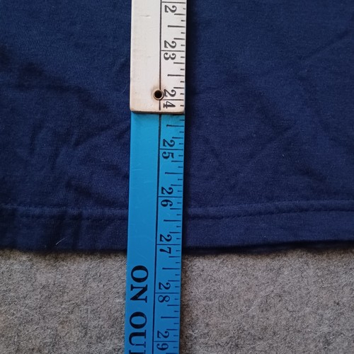 Vintage Nike T Shirt Mens Large Blue Embroidered Spellout Swoosh Logo 90s USA by Nike, Size L, $28.09 - Photo 8