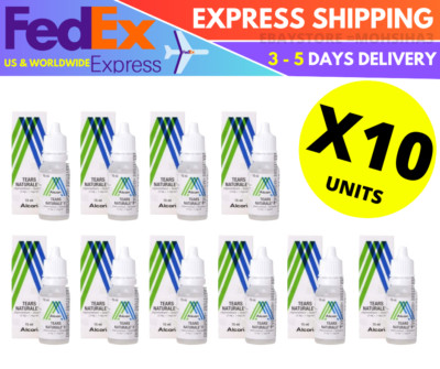 Alcon Tears Naturale II Lubricant Soothing&Moisturizing Eye Drops 15ml (10 BOX)