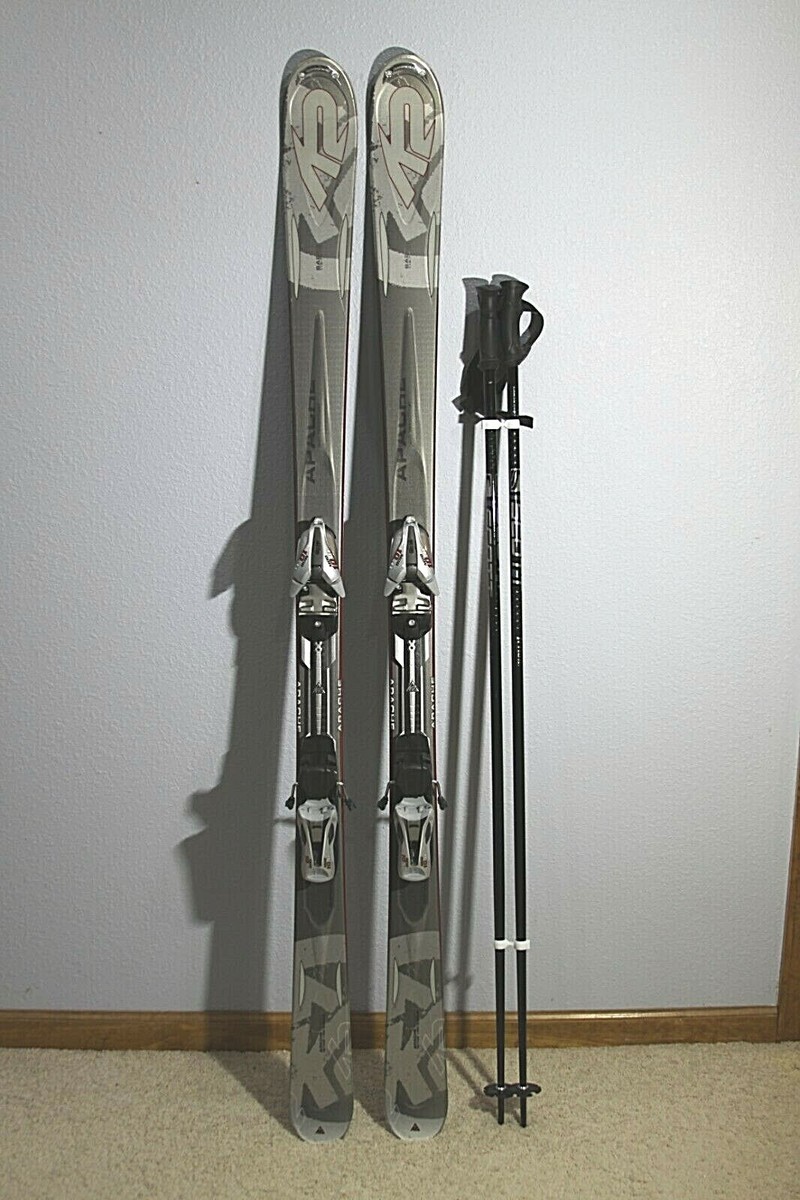 K2 APACHE SABRE SKIS  CM WITH MARKER MOD .0 ONLY USED ONE+ SCOTT POLES  "