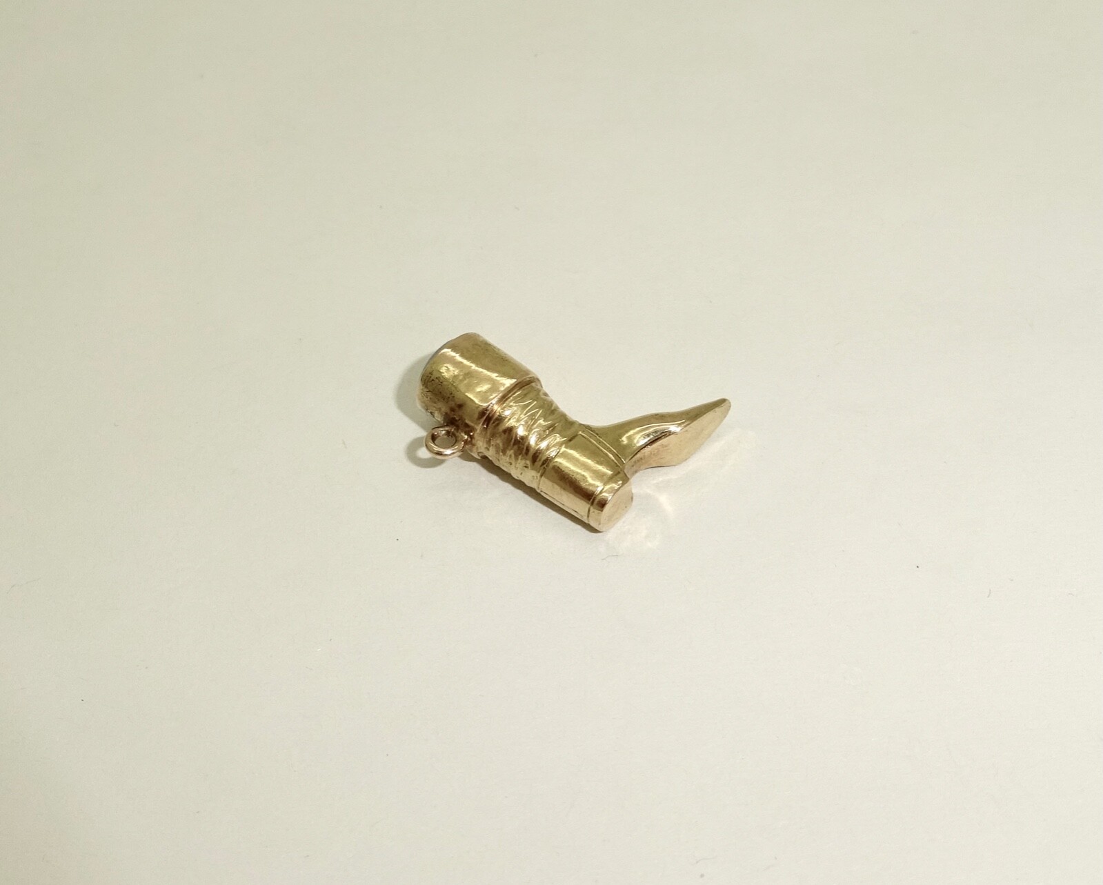 ANTIQUE 14K SOLID GOLD CHALCEDONY EQUESTRIAN FOX … - image 3