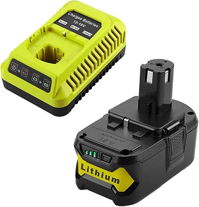 18V 5.0Ah Li ion Replacement for Ryobi 18v Battery and Charger for