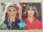 OLIVIA NEWTON-JOHN / SHEILA giant A1 poster from magazine France.
