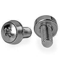 CABSCREWSM62 StarTech.com M6 x 12mm Mounting Screws for Server Racks 100 Pac ~D~