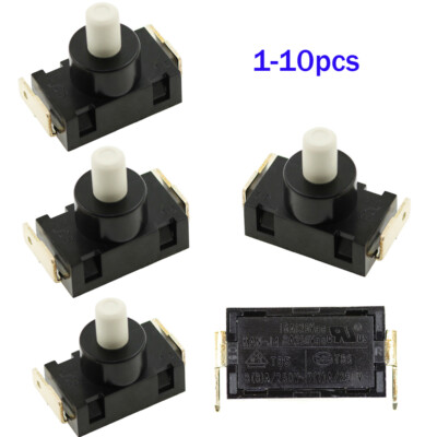 For KAN-J4 2 Pin Push Button Switch 16A125V 8A250V Vacuum Cleaner Switch Replace