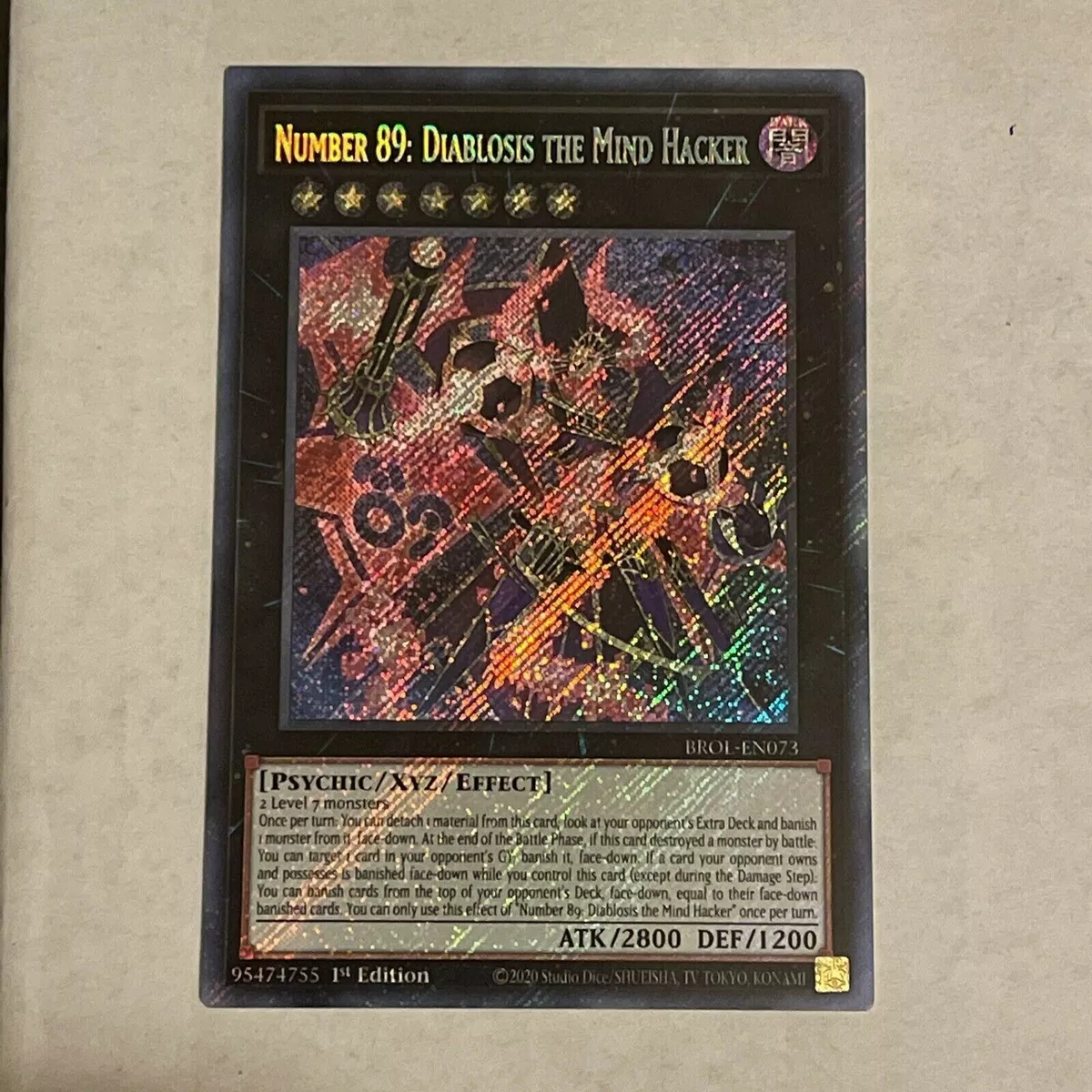 Number 89: Diablosis the Mind Hacker - BROL-EN073 - Secret Rare