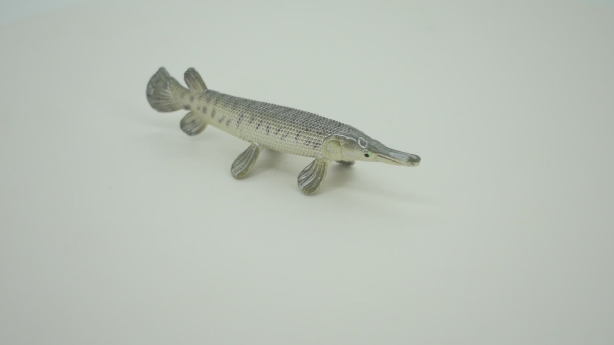 Alligator Gar Fish Toy Hand Painted Rubber Gar Realistic Model 3.5" SF39 B15 | eBay Alligator Gar Fish Toy Hand Painted Rubber Gar Realistic Model 3.5" SF39 B15 | eBay
