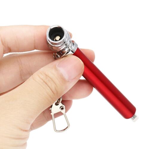 Mini Tire Pressure Gauge 10-50PSI with Hanging Chain Sturdy for Bicycle - Afbeelding 1 van 8