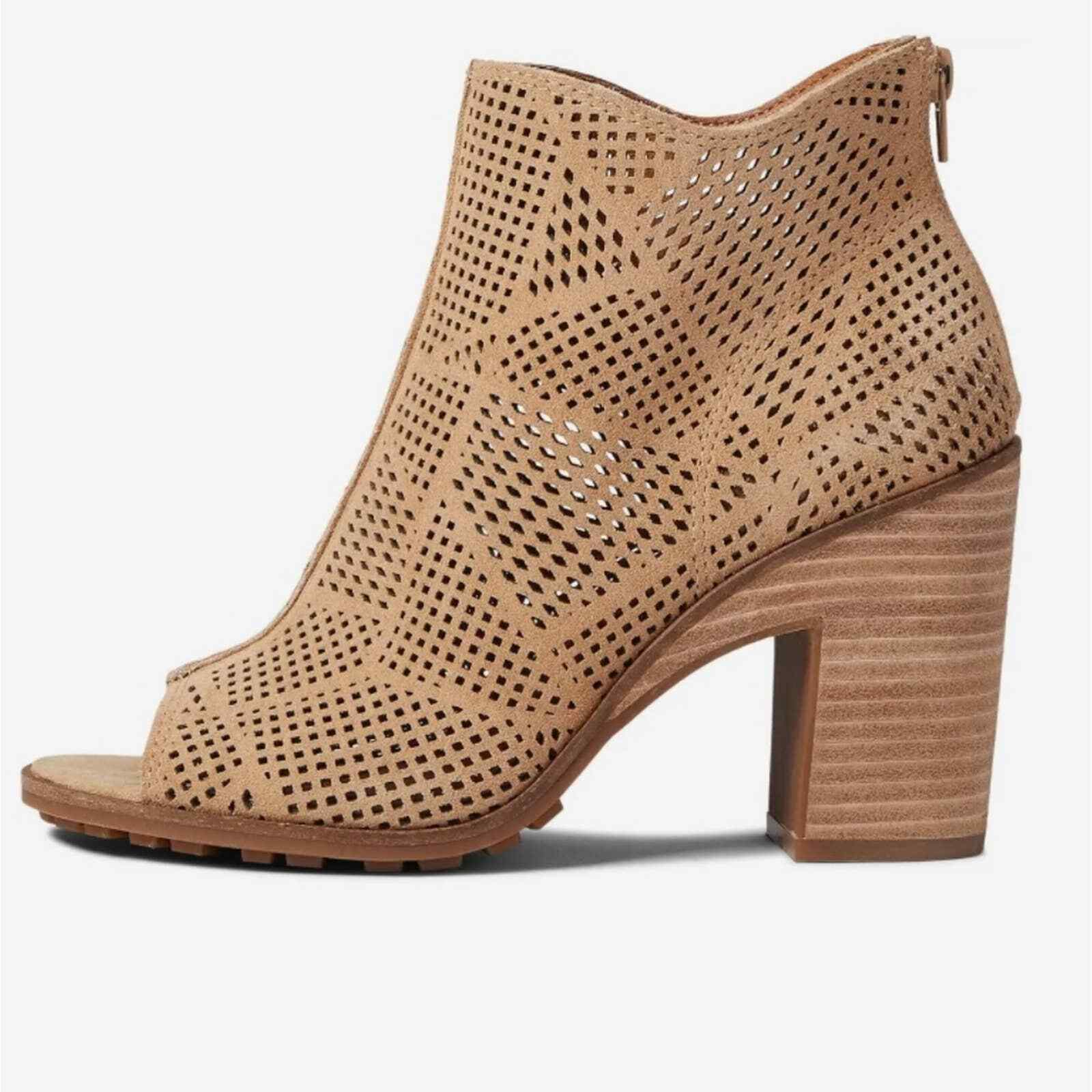 lucky brand women's vacob open toe booties