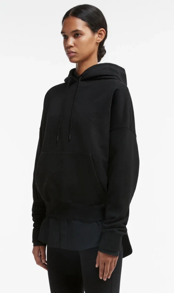 Sudadera con Capucha Negra Wardrobe NYC Talla XSmall Nueva con Etiquetas Foto 2 de 4