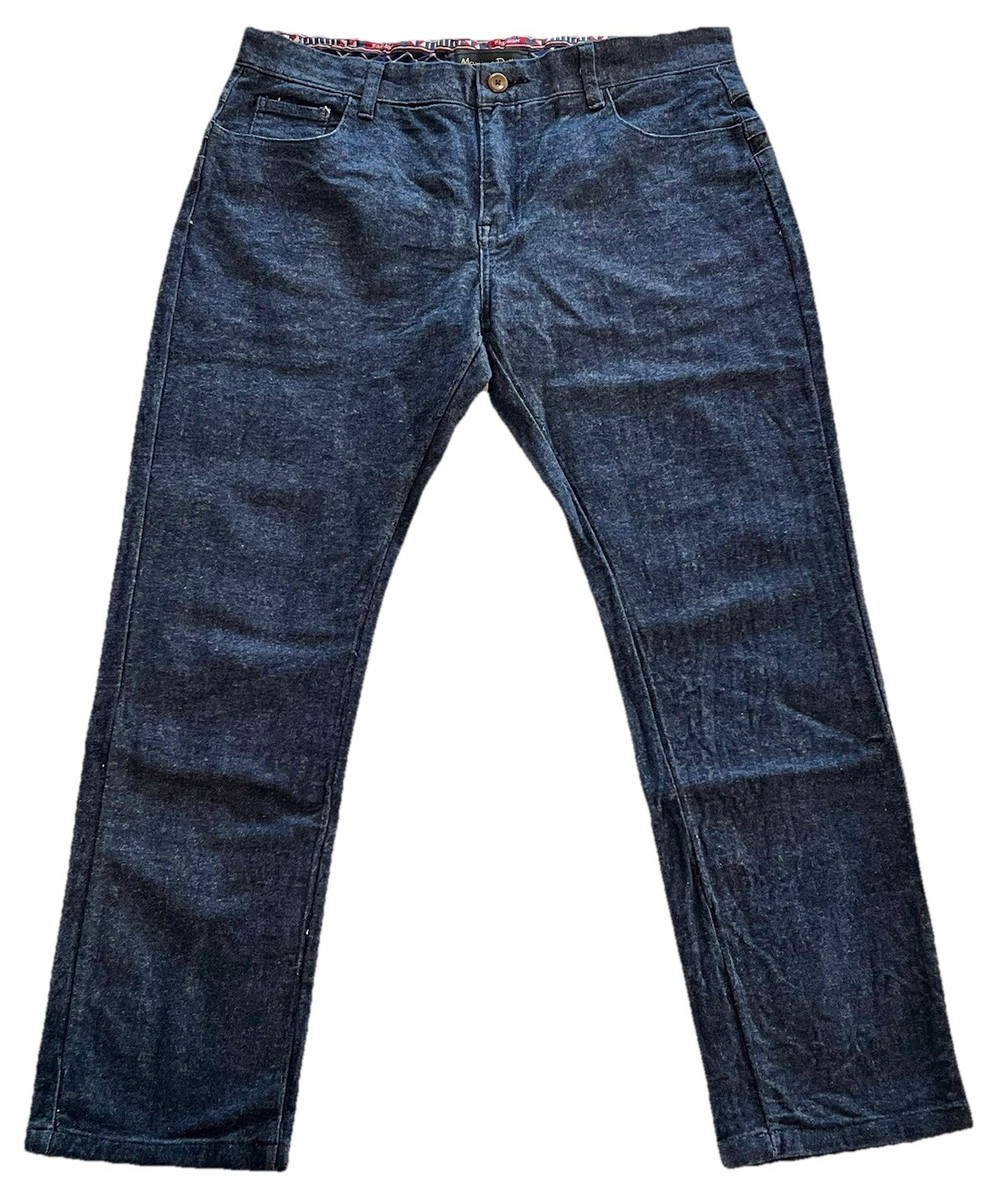 Massimo Dutti Cotton Flannel Dress Pants 36 x 28 Gray Flat Front Slim FIT