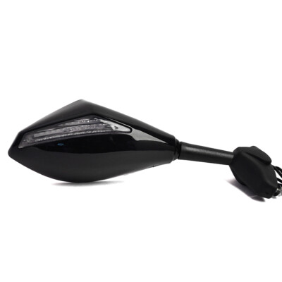 Paire De Rétroviseurs Noirs électriques (E-Contrôlés) Pour Yamaha FZR 1000 Genesis / FZR 600 - Réf. Emgo 20-86882/81