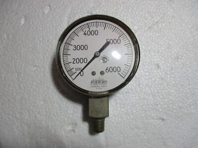 Vintage Gauge Industrial Foxboro Mass. USA Pressure  Steampunk  3 3/4'' Face