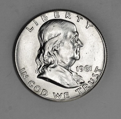 1961 50C BU Silver Franklin Half Dollar