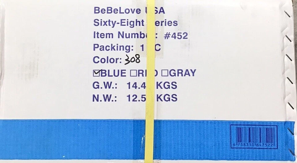 Bebelove Deluxe Single Jogging Stroller with Front Swivel Wheel Blue - Image 3 of 4