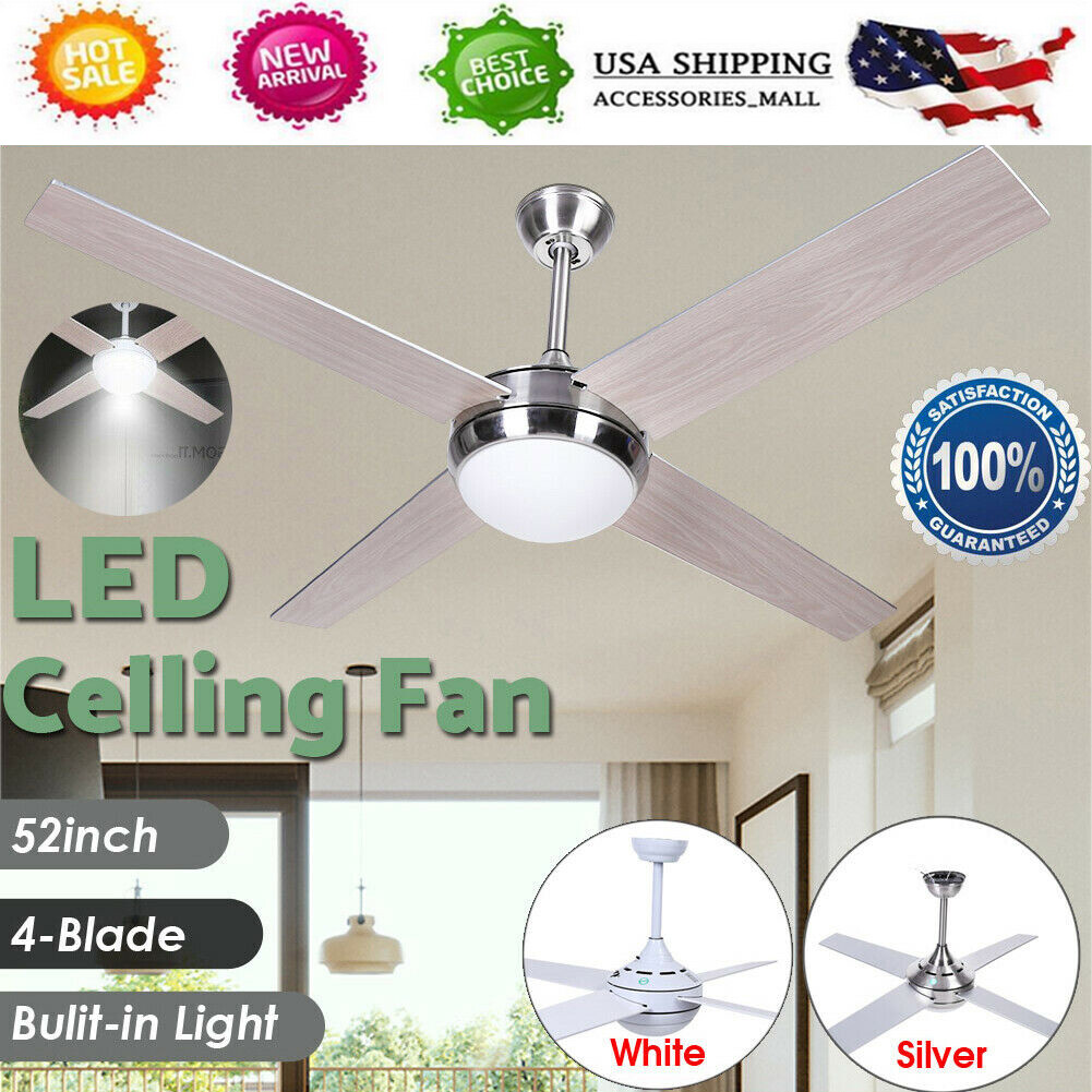 Ceiling Fan 52 Inch Light Cut Log Accent Remote Control Indoor