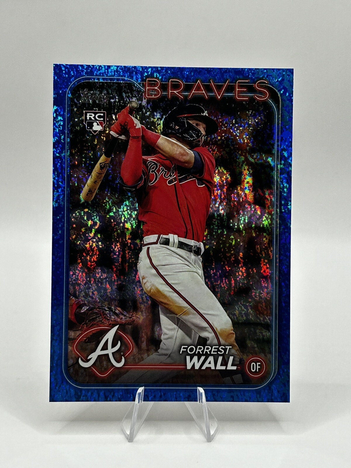 2024 Topps Series 2 Forrest Wall RC Rookie Blue Foil /999 Atlanta Braves #391