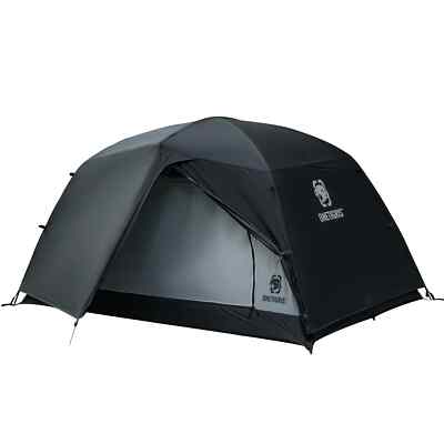 Camping Tent Black Series Backpacking Shelter Setup Instant 2-Person 4-Season