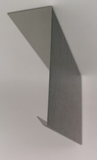 EPDM Roof Metal Edge Trim 2.5m Lengths  - 75mm - 175mm - Black