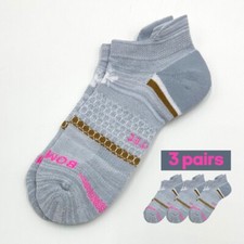 Bombas 3 pairs Women's All-Purpose Cushion Ankle Socks Size Med 8-10.5