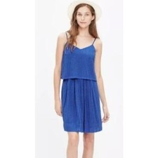 Madewell Blue Skylight Dress Overlay Eyelet Dress       Size: 4