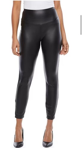 Bold Elements 2XL Womens Cut To Curve Stretch Pants Black Leopard Pattern