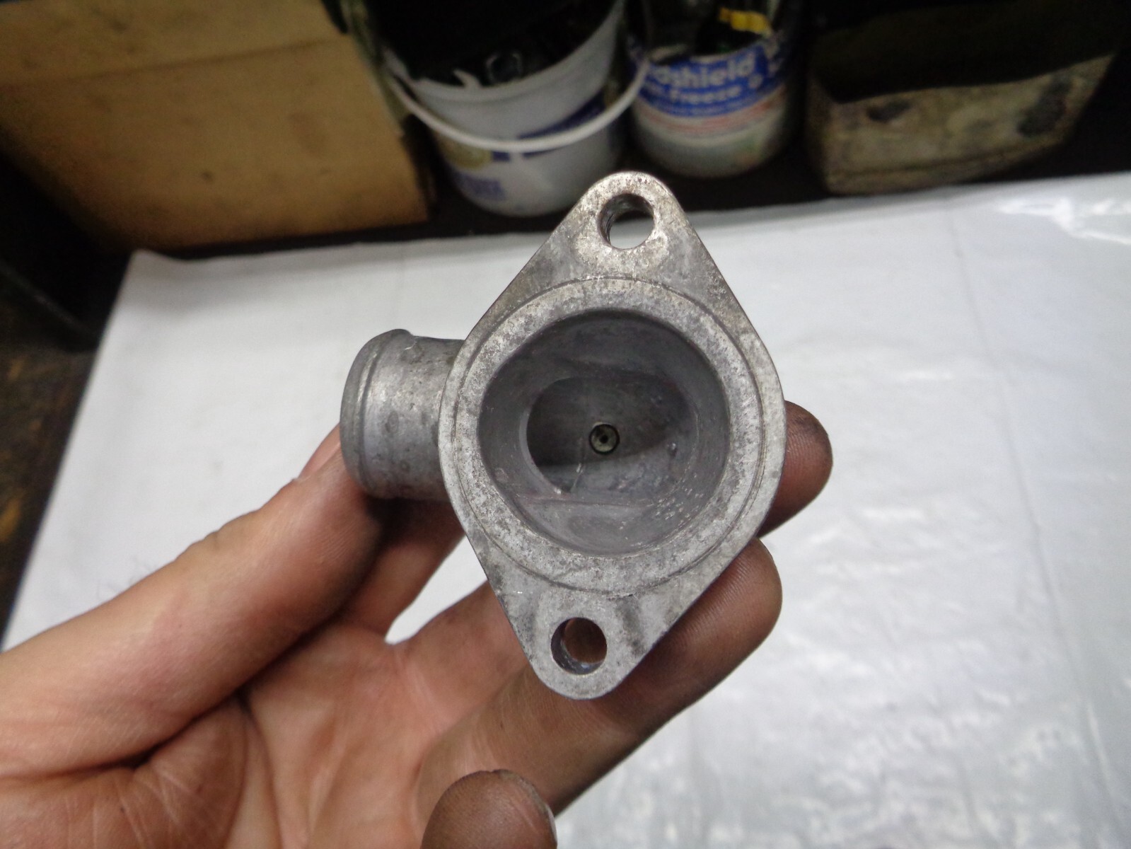 20042005 Polaris XCSP Edge RMK Pro X thermostat housing w bleeder