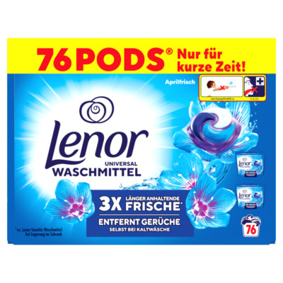 LENOR PODS  Waschkapseln 76 Waschladungen, Aprilfrisch