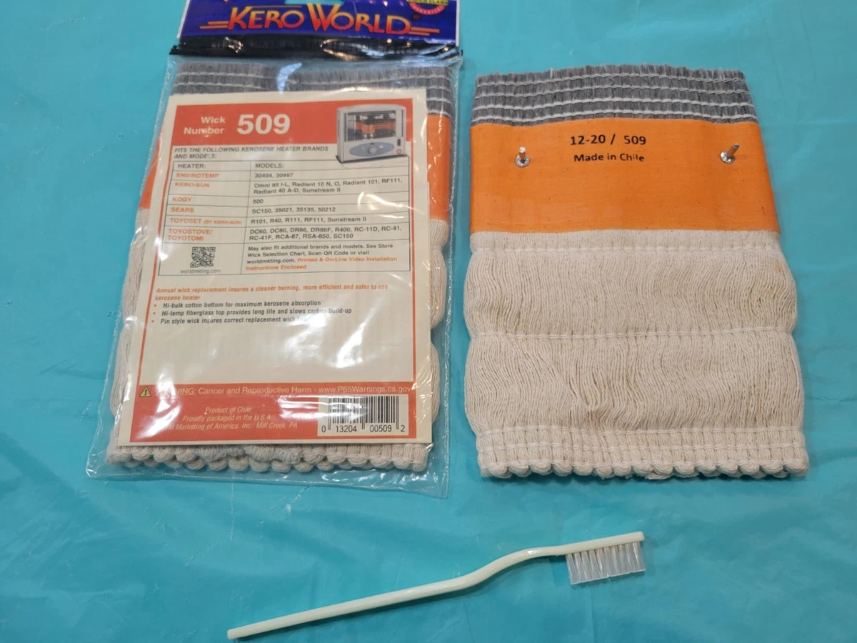 KEROSUN TOYOSET RADIANT 40, 101, R111, RF111 KEROSENE HEATER *WICK,  *BRUSH/GUIDE | eBay