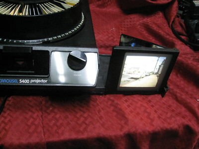 Kodak Carousel 5400 Slide Projector kit,zoom lens,tray,New bulb