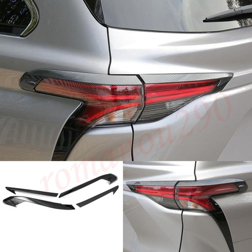 For Toyota Sienna 20212022 ABS Carbon Fiber Look Rear Tail Lights