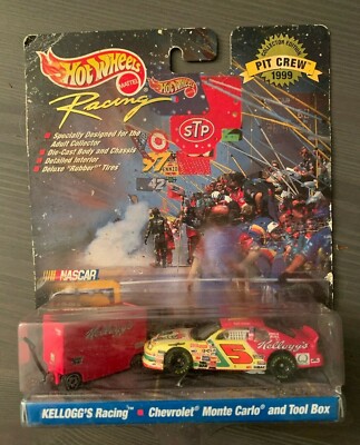 Hot Wheels Pit Crew 1999Hendrick Motorsports #5 Kellogg's Chevrolet and Tool Box