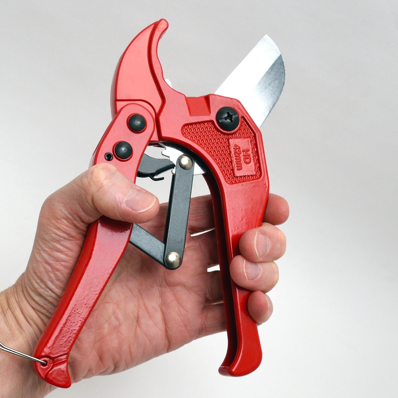 PVC Pipe Cutter 15/8" Heavyduty Ratcheting Cutting PVC PEX Plastic