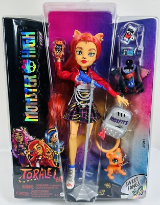 Monster High Toralei Stripe Doll G3 2022 Reboot Sweet Fangs Doll Brand New