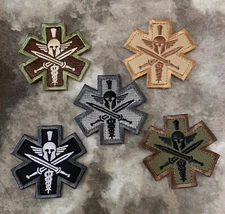 Tactical Medic Spartan Star of Life Morale Patch