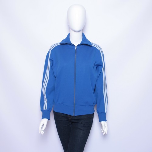 Vintage 70s 80s Adidas Track top Jacket Blue 3 stripes made in Yugoslavia |  eBay