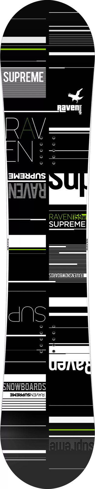 Snowboard Supreme RAVEN pour les sessions hors-piste en haute montagne