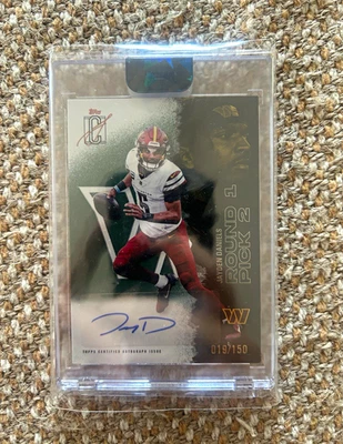 Topps 2025 Signature Class Jayden Daniels Rookie Auto #57 Round 1 Pick 2  19/150 - Bild 1 von 2