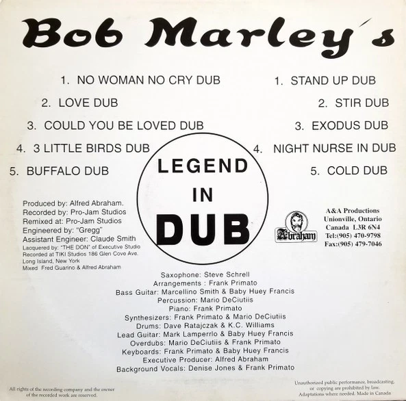 Bob Marley Legend LP, photo 3 sur 3