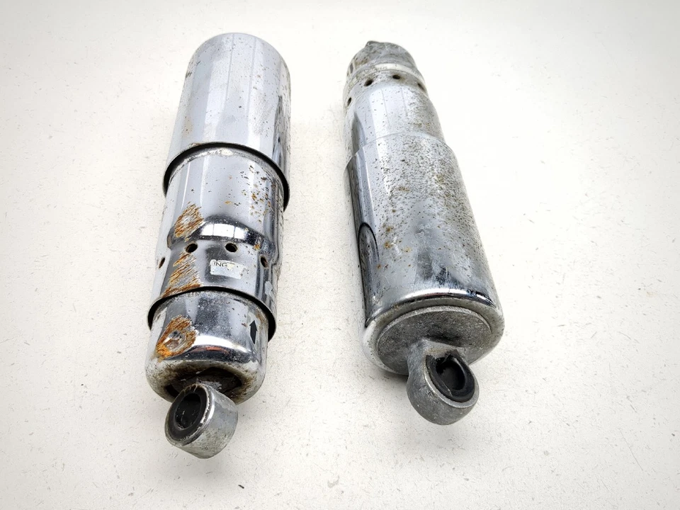 Amortiguador trasero cromado Honda VTX 1800 C 02-04 Foto 3 de 4